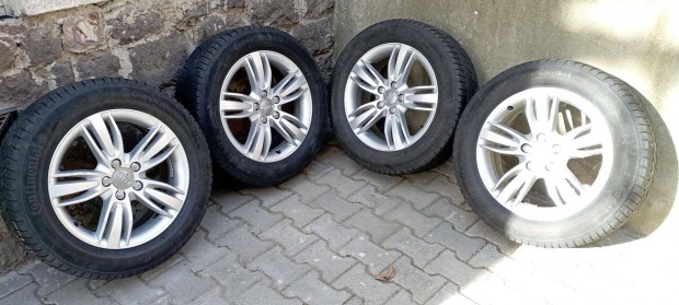 Audi Q3 gyári alufelni 4db téligumival 215/60 R17