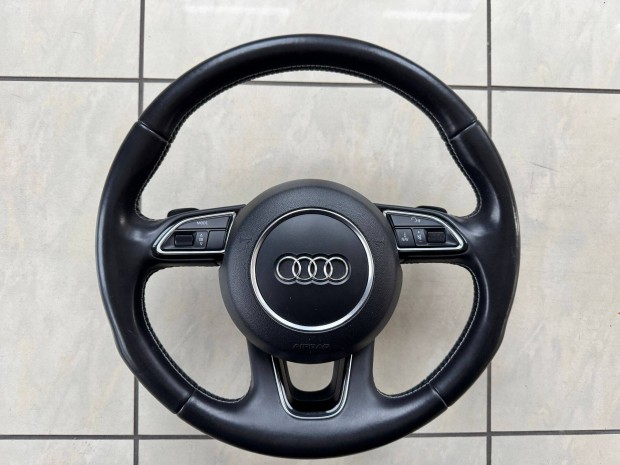 Audi Q5 8R 2008-2017 Facelift Kormány Légzsák Multi F1 Fekete Szürke