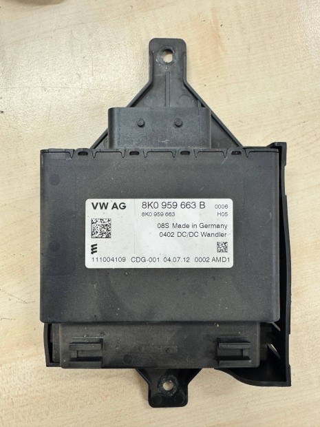 Audi Q5 8R 2008-2017 Feszültség stabilizáló Vezérlő 8K0959663B