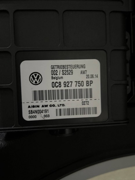 Audi Q7, Vwtouareg 7P Automata váltó vezérlőegység,0C8 927 750 BP