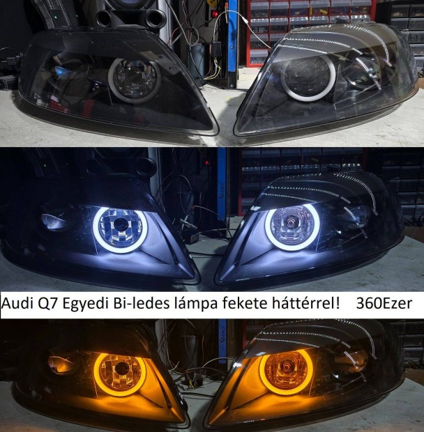 Audi Q7 egyedi f�nysz�r� elad� �ron alul most akci�san