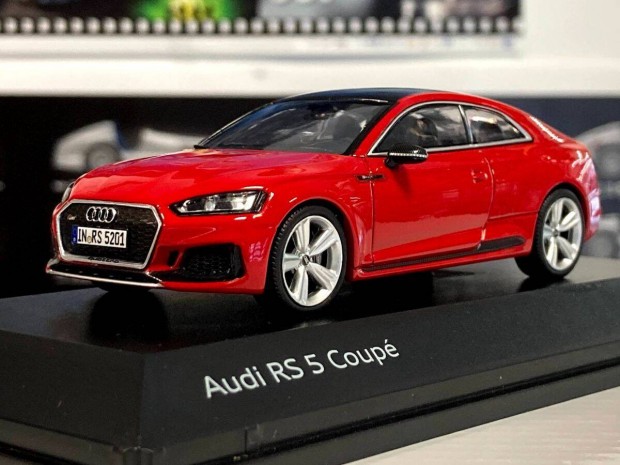 Audi RS5 Coupe 2017 Misano Red 1:43 Spark Dealer Edition resin