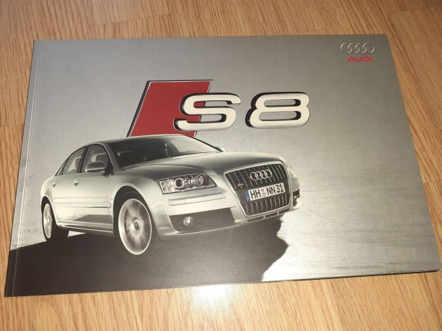 Audi S8 prospektus - 2005, angol nyelv