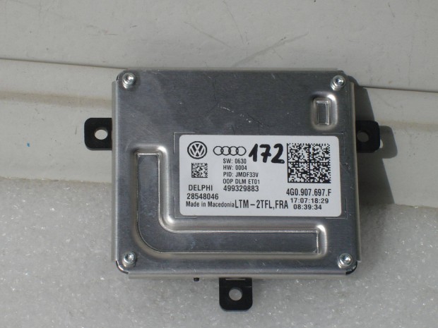 Audi Skoda VW Fnyszr Vezrl Modul j 4G0907697F 2010-tl