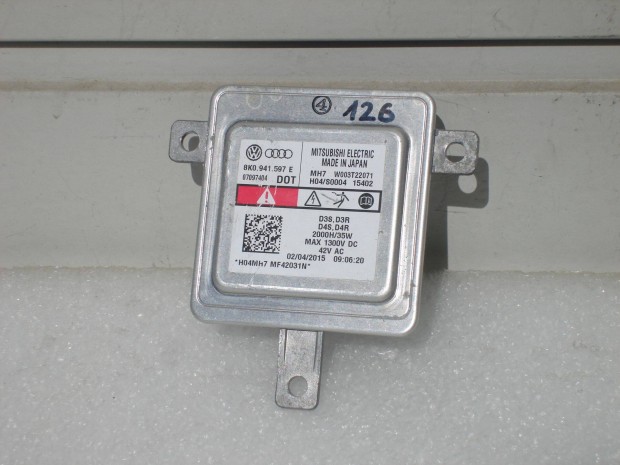 Audi VW Skoda Seat Xenon Vezérlő tartó 8K0941597E 2010-től