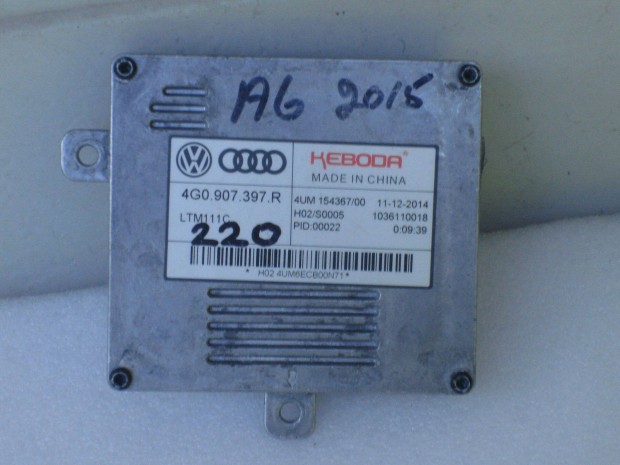Audi Xenon Fényszóró Vezérlő Modul 4G0907397R 2008-tól