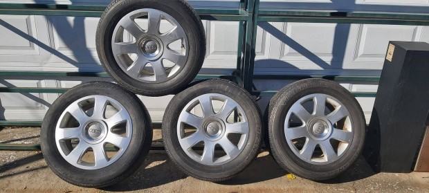 Audi,  VW 16" 5x112 gyri alufelni garnitra Firestone gumikkal