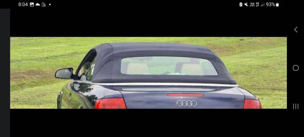 Audi a4 cabrio tet
