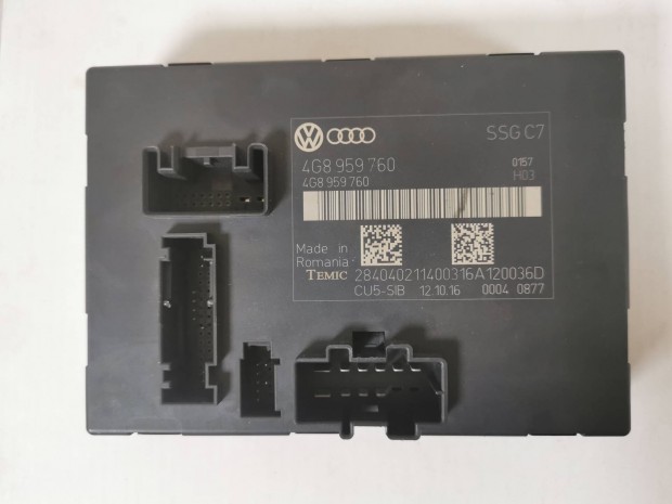 Audi a6 4g a7 c7 4g8959760 első elektromos ülés vezérlő
