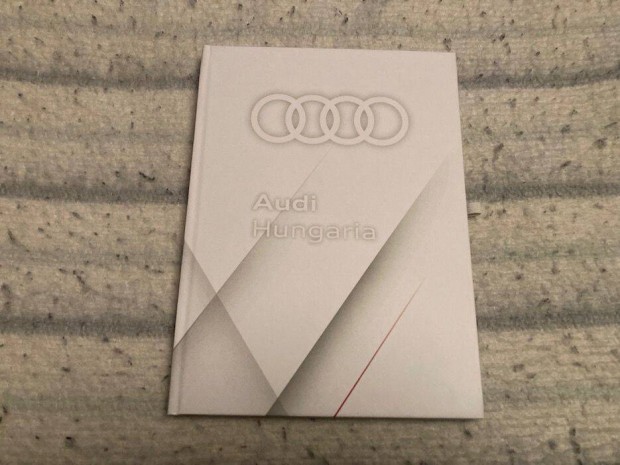 Audi fehr jegyzetfzet, notesz