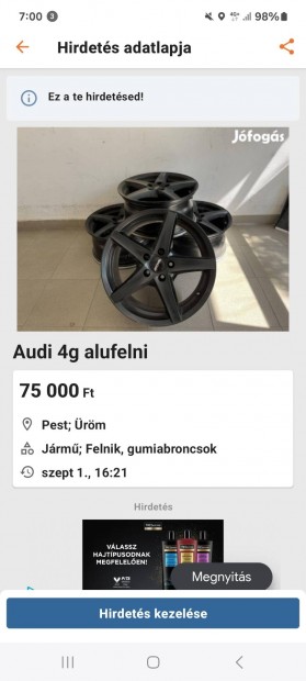 Audi felni 18'