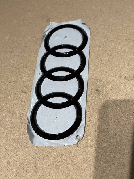 Audi h�ts� embl�ma fekete 