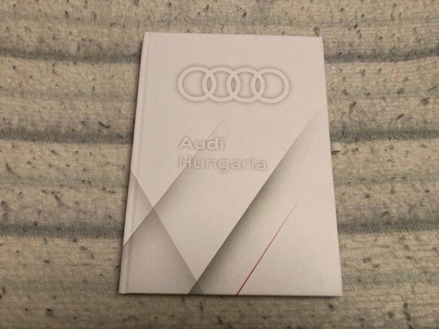 Audi jegyzetfüzet, notesz