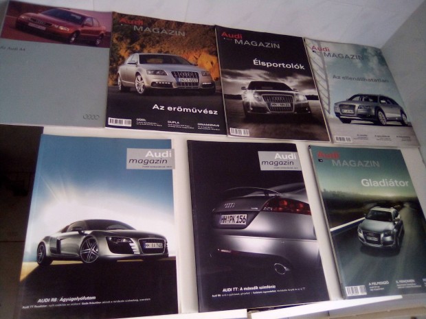 Audi magazinok s  katalgus 7 db. egyben elad
