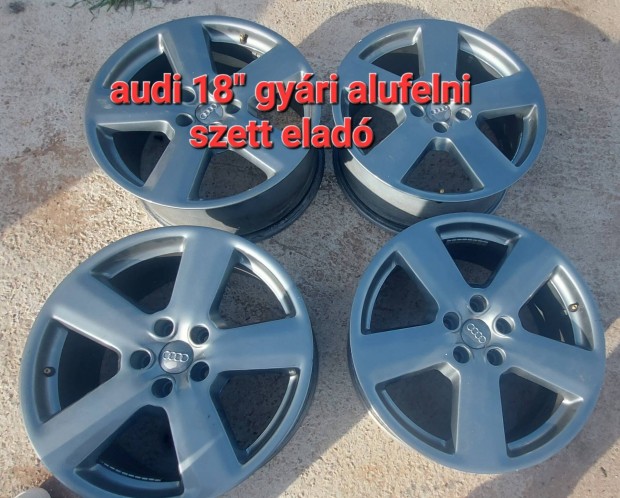 Audi rs6 gyári alufelni szett 18" 5x112
