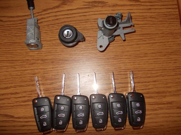 Audi zrkszlet kulcsokkal