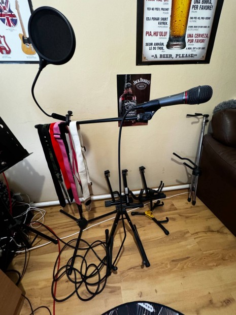 Audio technica AE6100 mikrofon+llvny+Xlr kbel +popfilter