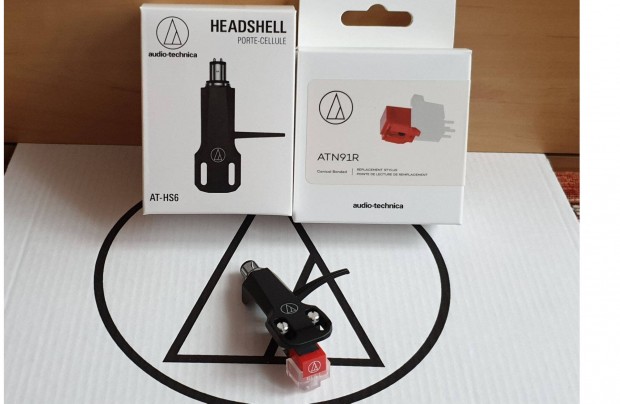 Audio-technica AT91R + HS6BK komplett shell t hangszed szett viny j