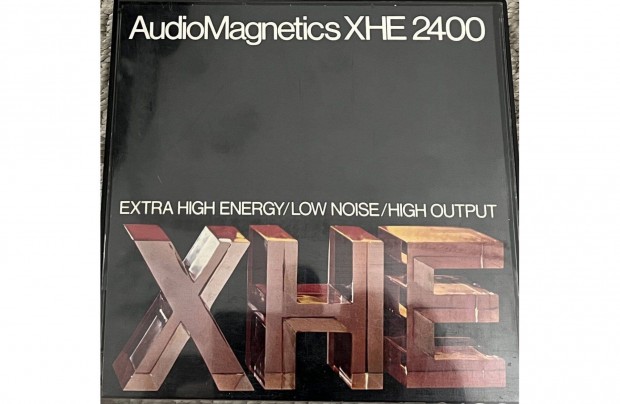 Audiomagnetics Xhe 2400 magnszalag magnetofon orss szalag