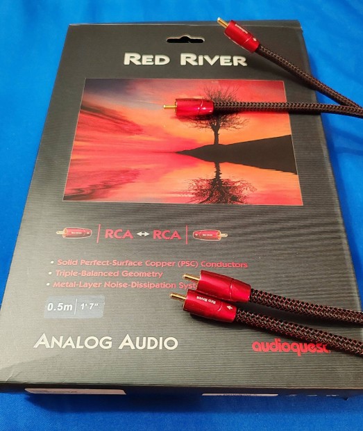 Audioquest RCA tjtsz - Red River - 0.5m