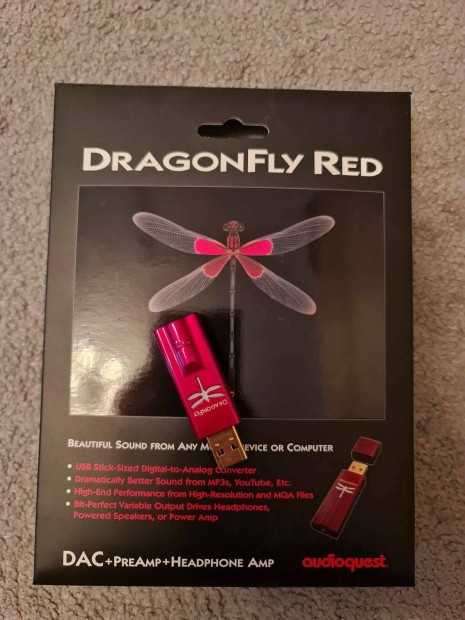 Audioquest dragonfly red (+ aq usb c - usb a talkt)