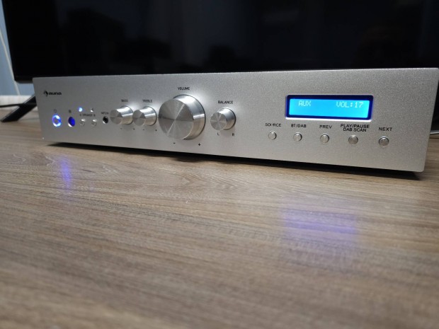 Auna AMP-CD608 DAB. Bluetooth, Optikai bemenet.