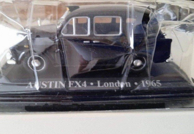 Austin FX 4 London Taxi Altaya kisauto modell 1/43 Elad