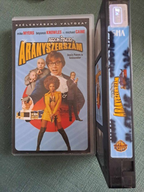 Austin Powers Aranyszerszm VHS
