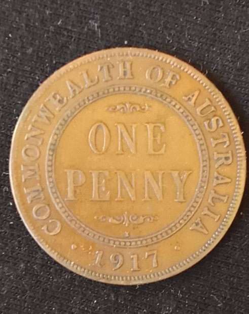Ausztrl 1 Penny 1917