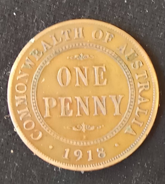 Ausztrl 1 penny 1918