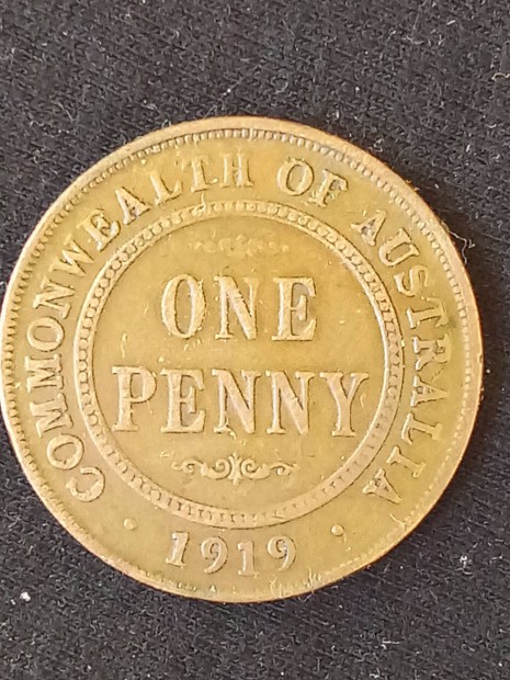 Ausztrl 1 penny 1919