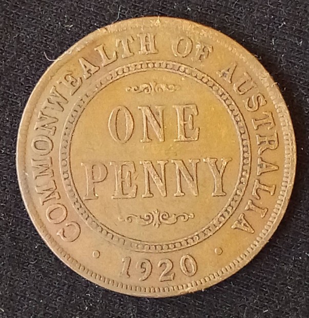 Ausztrl 1 penny 1920