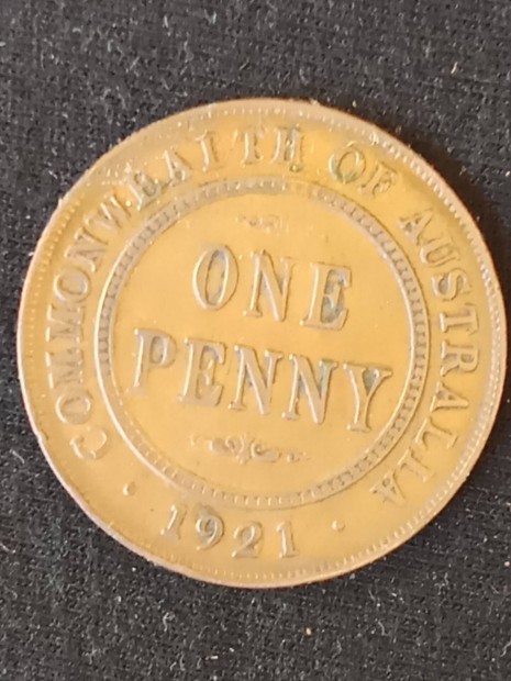 Ausztrl 1 penny 1921
