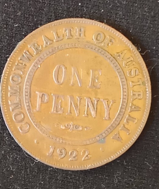 Ausztrl 1 penny 1922