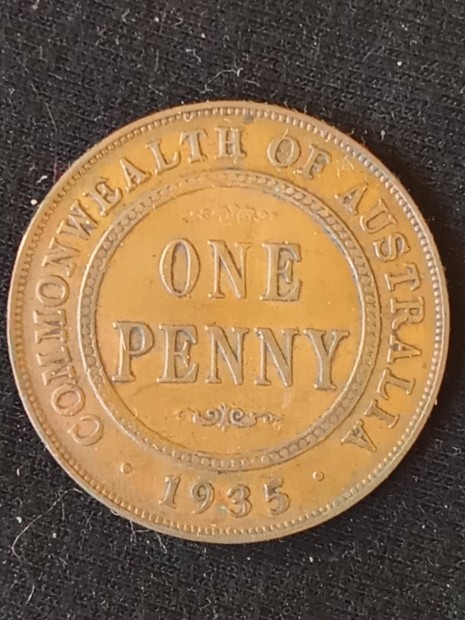 Ausztrl 1 penny 1935