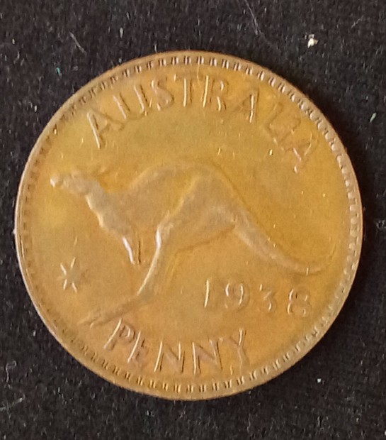 Ausztrl 1 penny 1938