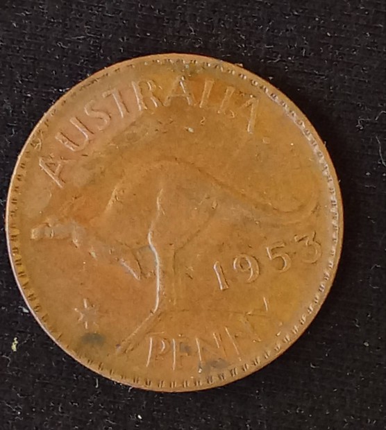 Ausztrl 1 penny 1953