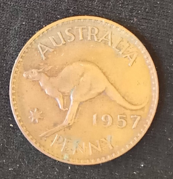 Ausztrl 1 penny 1957