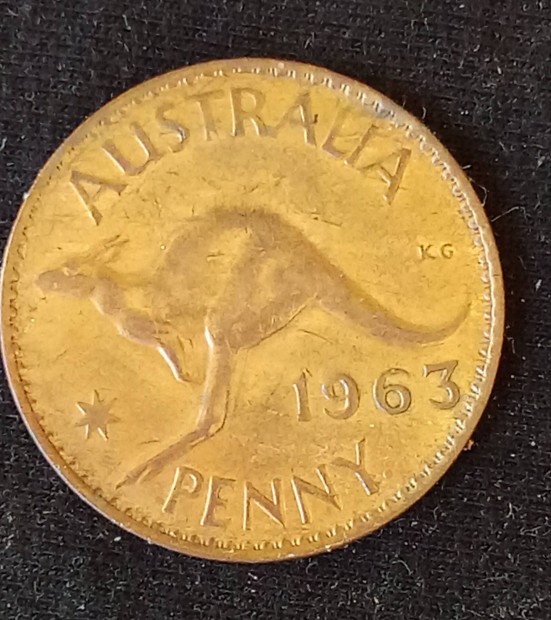 Ausztrl 1 penny 1963