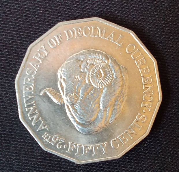Ausztrl 50 cent A decimlis valuta 1991