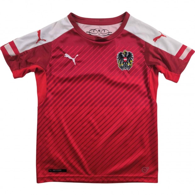 Ausztria Osztrák válogatott 2016-18 Puma hazai foci mez gyerek 140-es