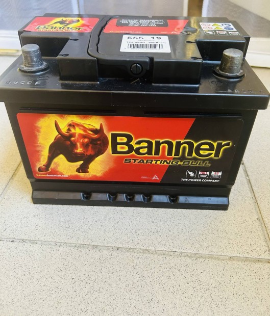Auto Akkumultor Banner 55Ah