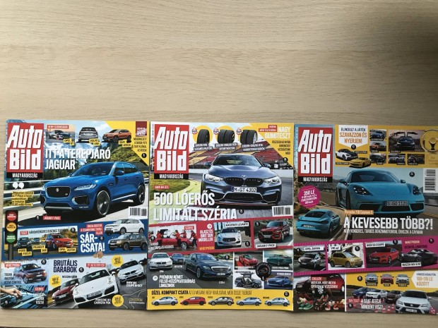 Auto Bild magazinok 2016 (3 db)