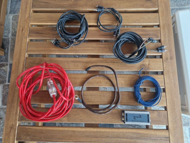 Autó HiFi kábelek: táp, test, RCA, vezérlő, földhurok leválasztó