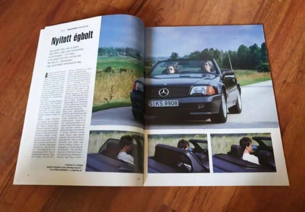 Aut Magazin 1992 Augusztus Mercedes R129 300 SL- 24 A124 300 CE- 24