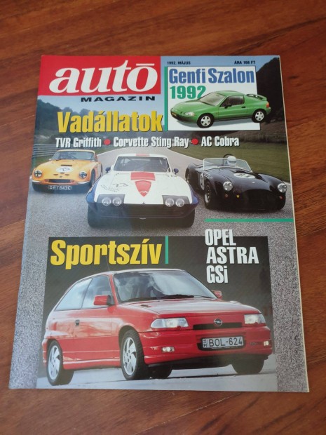 Aut Magazin 1992 Mjus Astra F GSI Teszt