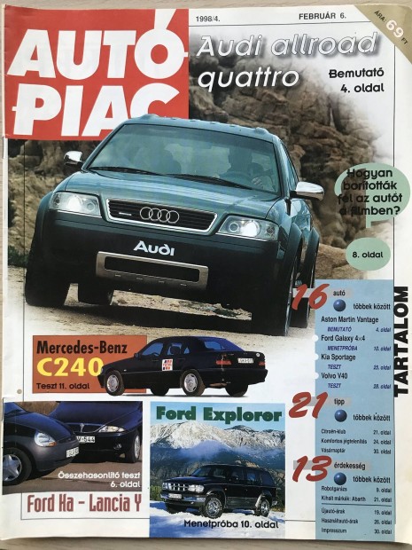 Aut Piac magazin 1998