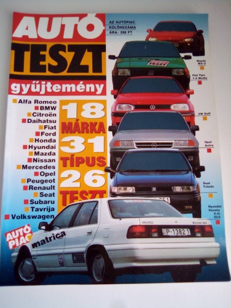 Aut Teszt Gyjtemny 1991/92. elad