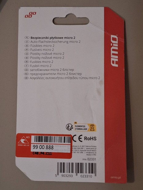 Aut� biztos�t�k k�szlet, Amio micro