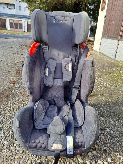 Aut gyerekls - Coletto Sportivo Isofix fekete 9 36 kg